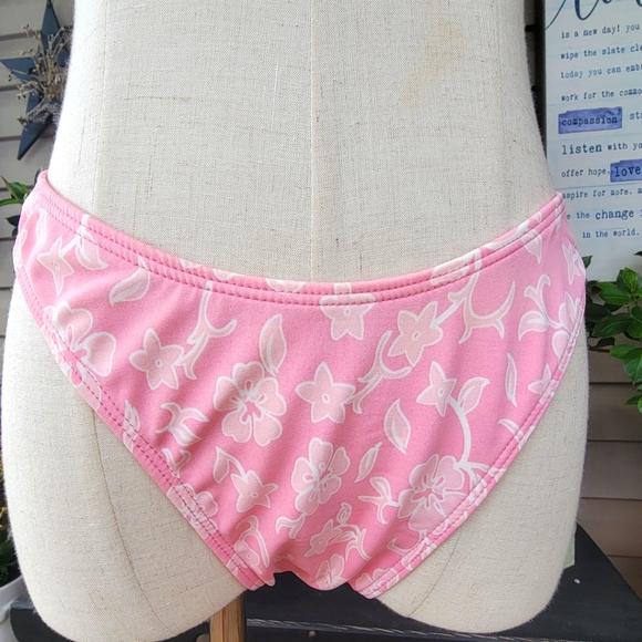SEASTAR ♡ Beautiful Vintage 2pc Pink 'n White Floral Underwire Bikini Swimsuit 8 - Picture 10 of 17